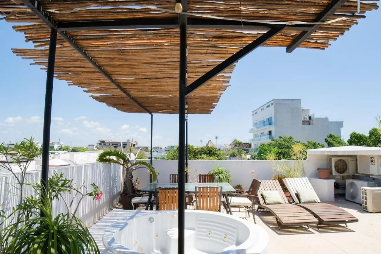 Apartman Papaya 20 Super Central Ph 2 Bedroom With Private Rooftop - Jacuzzi Playa del Carmen