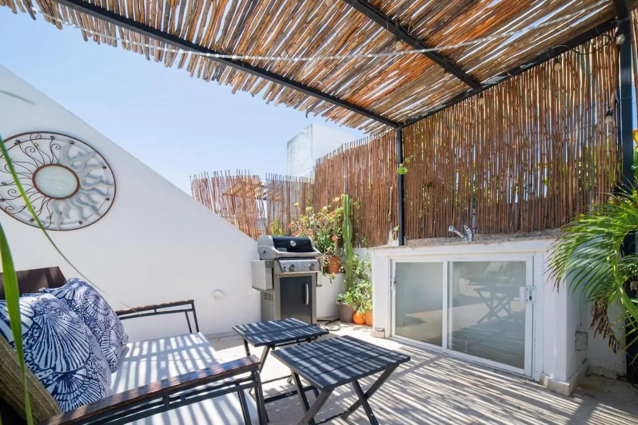 Papaya 20 Super Central Ph 2 Bedroom With Private Rooftop - Jacuzzi Playa del Carmen Apartman