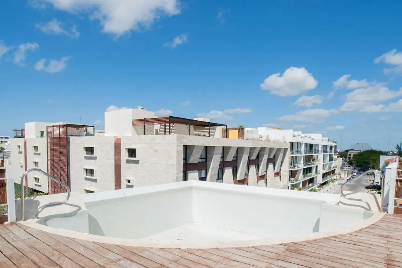 Papaya 20 Super Central Ph 2 Bedroom With Private Rooftop - Jacuzzi بلايا ديل كارمن شقة