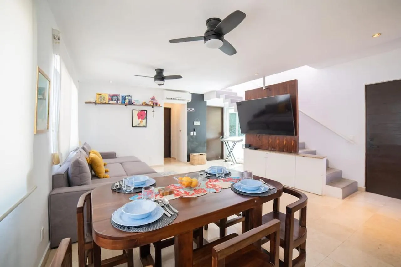 Papaya 20 Super Central Ph 2 Bedroom With Private Rooftop - Jacuzzi بلايا ديل كارمن شقة