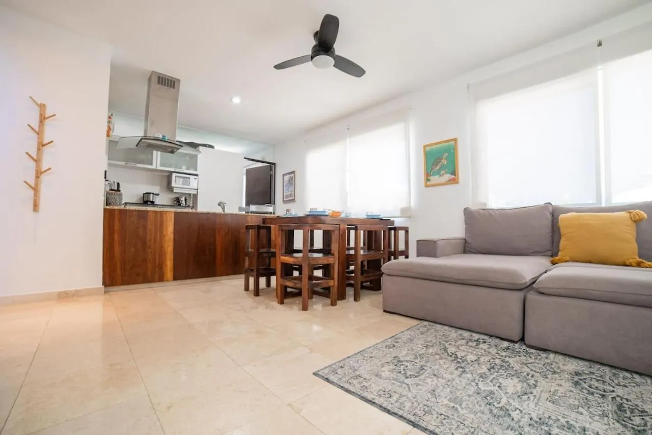 Papaya 20 Super Central Ph 2 Bedroom With Private Rooftop - Jacuzzi بلايا ديل كارمن شقة