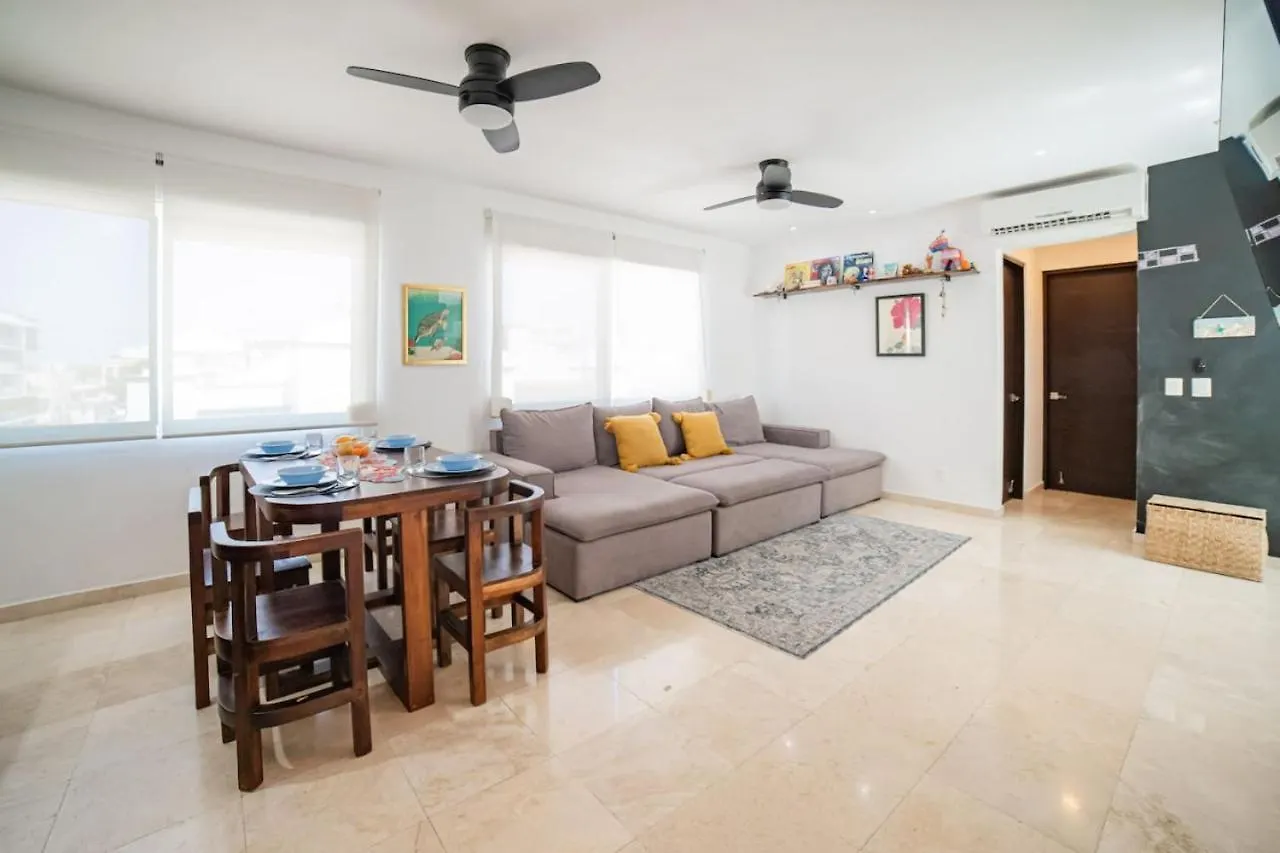 Papaya 20 Super Central Ph 2 Bedroom With Private Rooftop - Jacuzzi بلايا ديل كارمن