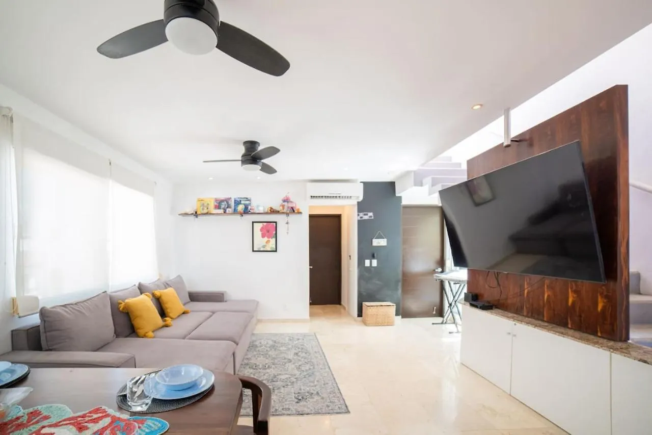 Papaya 20 Super Central Ph 2 Bedroom With Private Rooftop - Jacuzzi بلايا ديل كارمن المكسيك